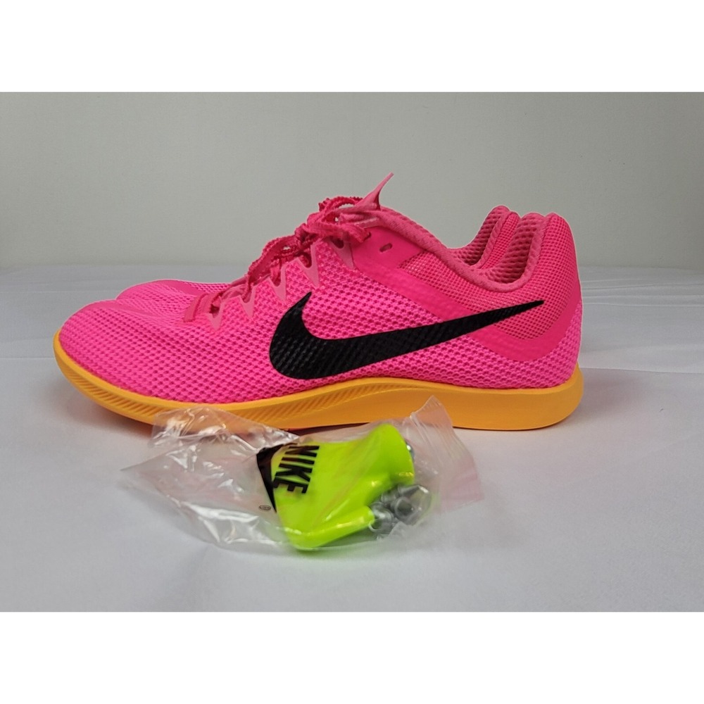 Nike Zoom Rival Track Spikes Mens 9.5 Hyper Pink Orange DC8725 600 NWOB
